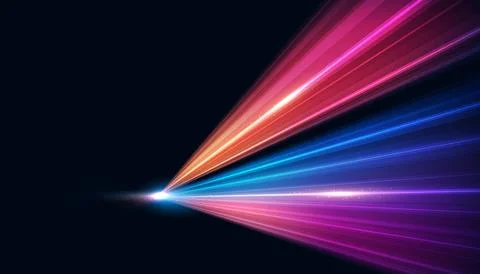 Modern abstract high-speed light effect. Technology futuristic dynamic moti.. Stock Illustration