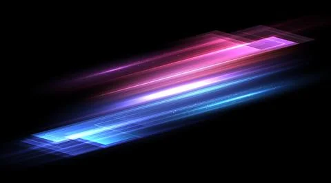 Modern abstract high speed lines overlapping. Dynamic motion effect. Future.. Stock Illustration