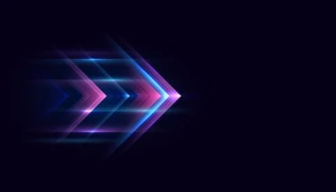 Modern abstract high-speed movement. Dynamic arrows flying on the backgroun.. Stock Illustration