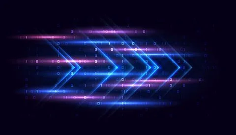 Modern abstract high-speed movement. Dynamic arrows flying on background wi.. イラスト素材