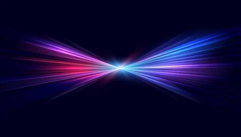 Modern abstract high-speed movement. Dynamic motion light trails with motio.. Stock Illustration