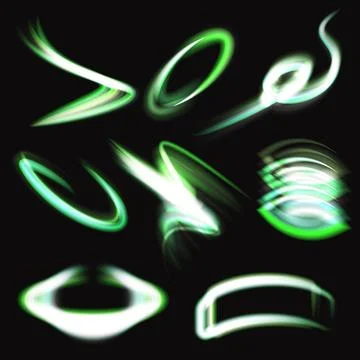 Modern abstract high speed movement, light trails Stock Illustration