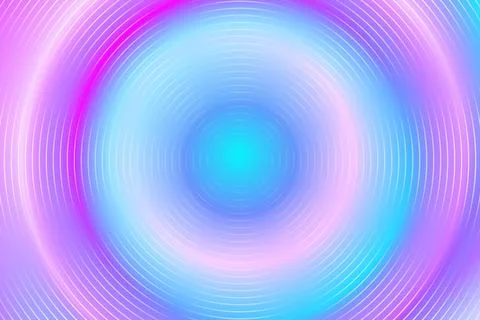Modern abstract hologram gradient template background with circle . Stockillustratie