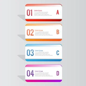 Modern abstract infographic background vector illustration Illustrazione stock