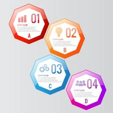 Modern abstract infographic background vector illustration Stock Illustration