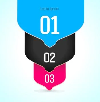 Modern, abstract infographics elements Stock Illustration