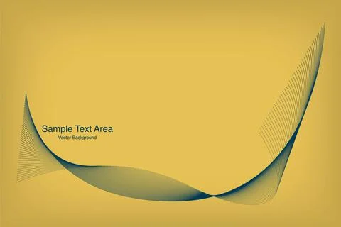 Modern Abstract Line Wave Pattern Design Stock Illustration