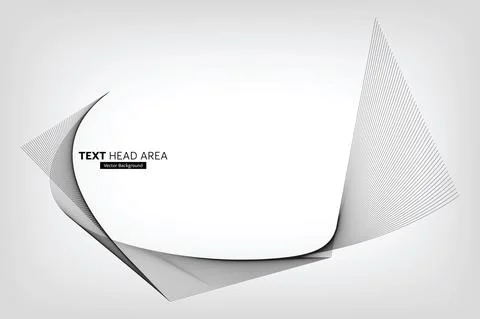 Modern Abstract Line Wave Pattern Design, Vector Background Stock Illustration