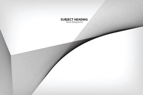 Modern Abstract Line Wave Pattern Design, Vector Backgrounds Stock Illustration