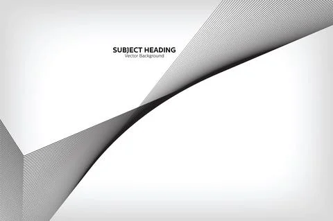 Modern Abstract Line Wave Pattern Design, Vector Backgrounds Stock Illustration