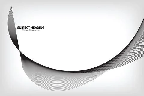 Modern Abstract Line Wave Pattern Design, Vector Backgrounds Stock Illustration