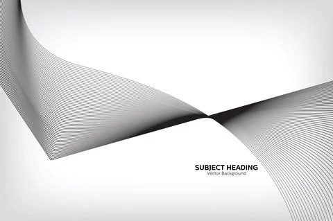 Modern Abstract Line Wave Pattern Design, Vector Backgrounds Stock Illustration