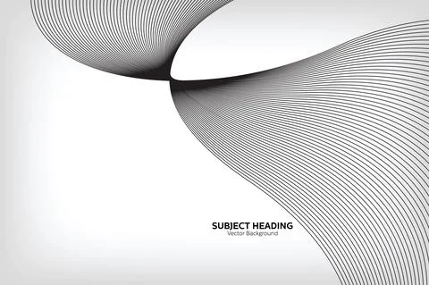 Modern Abstract Line Wave Pattern Design, Vector Backgrounds Stock Illustration