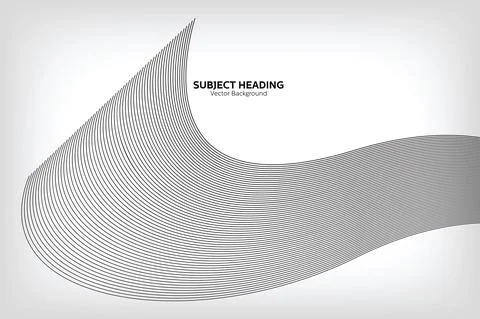 Modern Abstract Line Wave Pattern Design, Vector Backgrounds Stock Illustration