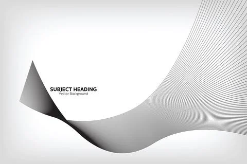 Modern Abstract Line Wave Pattern Design, Vector Backgrounds Stock Illustration