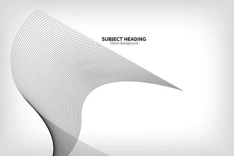 Modern Abstract Line Wave Pattern Design, Vector Backgrounds Stock Illustration