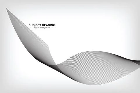 Modern Abstract Line Wave Pattern Design, Vector Backgrounds Stock Illustration