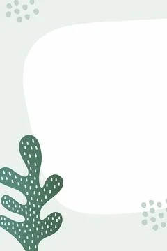 Modern abstract line work illustration geometric cactus texture Stock Illustration
