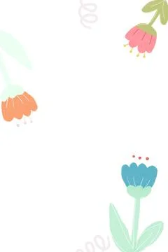 Modern abstract line work illustration geometric leaf floral green texture Stock-Illustration