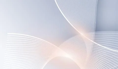 A modern abstract lines background with flowing lines. A digital future tec.. Stock Illustration