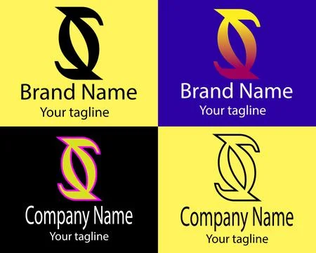 Modern abstract logo design Stock Illustration