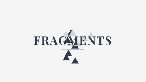 Modern abstract logo reveal: geometric composition for branding and design Video stock 337656213