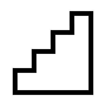 Modern abstract maze path icon for user interface design Stock Illustration