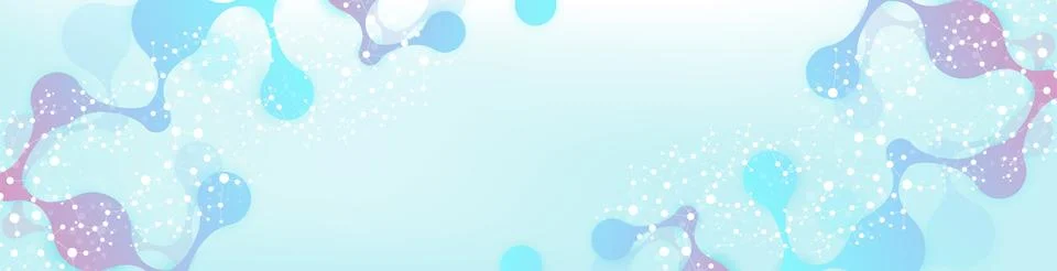 Modern abstract molecules structure for science or medical background. DNA helix Stock Illustration