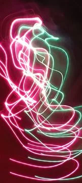 Modern abstract motion dark background, Green abstract background. Christmas Stock Photos