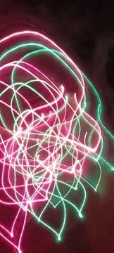Modern abstract motion dark background, Green abstract background. Christmas Foto stock