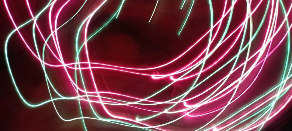 Modern abstract motion dark background, Green abstract background. Christmas Foto stock
