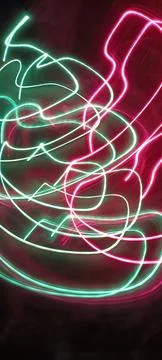 Modern abstract motion dark background, Green abstract background. Christmas Foto stock