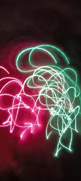 Modern abstract motion dark background, Green abstract background. Christmas Stock Photos