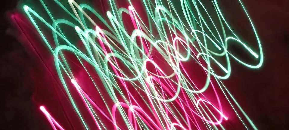 Modern abstract motion dark background, Green abstract background. Christmas Stock Photos