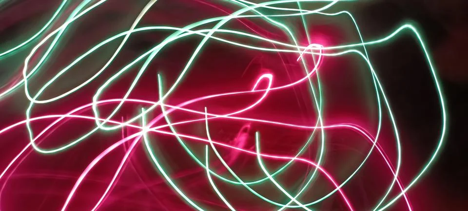 Modern abstract motion dark background, Green abstract background. Christmas Foto stock