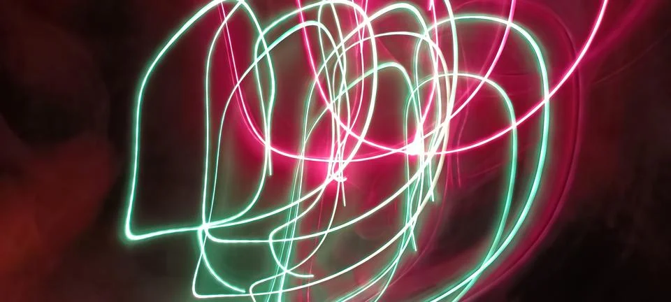 Modern abstract motion dark background, Green abstract background. Christmas Stock Photos