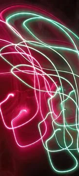 Modern abstract motion dark background, Green abstract background. Christmas Stock Photos