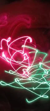 Modern abstract motion dark background, Green abstract background. Christmas Foto stock