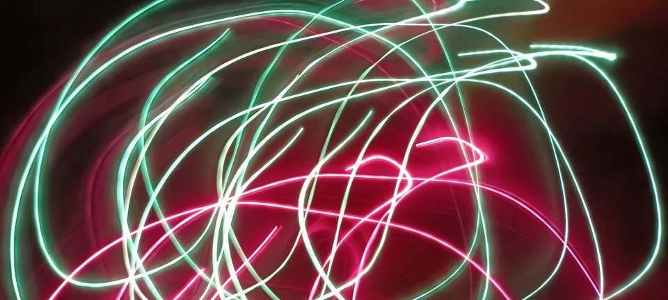 Modern abstract motion dark background, Green abstract background. Christmas Foto stock