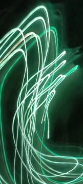 Modern abstract motion dark background, Green abstract background. Christmas Stock Photos