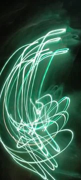 Modern abstract motion dark background, Green abstract background. Christmas Stock Photos