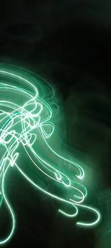 Modern abstract motion dark background, Green abstract background. Christmas Foto stock