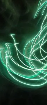 Modern abstract motion dark background, Green abstract background. Christmas Stock Photos