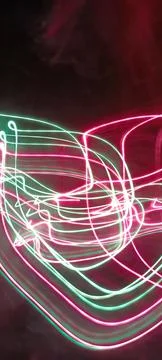 Modern abstract motion dark background, Green abstract background. Christmas Foto stock
