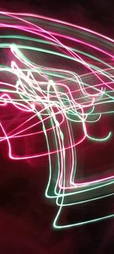 Modern abstract motion dark background, Green abstract background. Christmas Foto stock