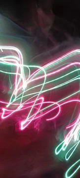 Modern abstract motion dark background, Green abstract background. Christmas Foto stock