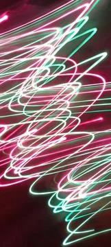 Modern abstract motion dark background, Green abstract background. Christmas Stock Photos
