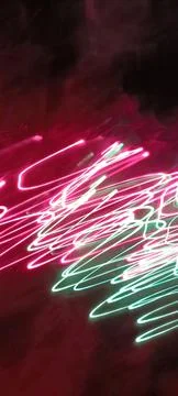 Modern abstract motion dark background, Green abstract background. Christmas Foto stock
