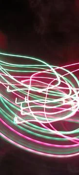 Modern abstract motion dark background, Green abstract background. Christmas Foto stock