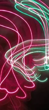 Modern abstract motion dark background, Green abstract background. Christmas Stock Photos